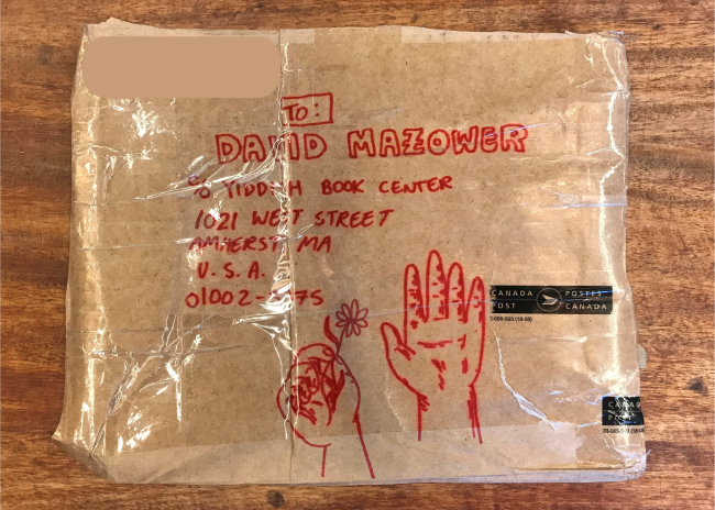 the packaging for one of the donations