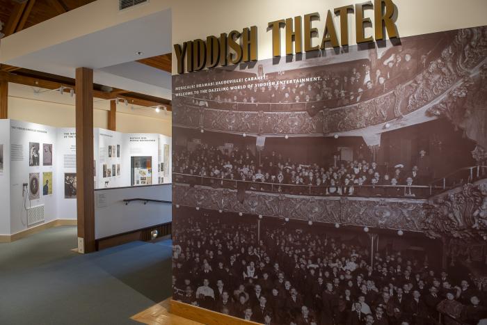 Entry to the section about Yiddish Theater featured in Yiddish: A Global Culture