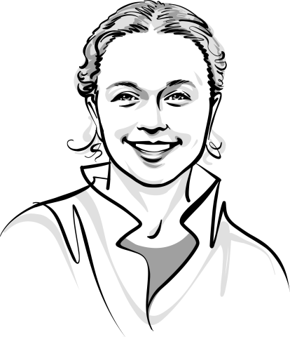 Illustrated headshot of Sarah Biskowitz