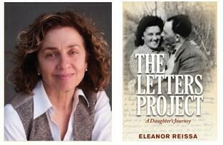 author Eleanor Reissa and book jacket for her book The Letters Project