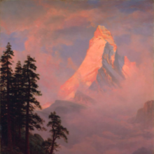 Sunrise on the Matterhorn, after 1875, Albert Bierstadt 