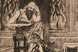 King Solomon, Etching by Ephraim Moses Lilien 