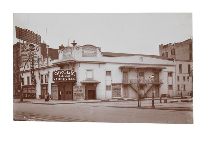 Circle Theatre  Broadway, Southwest corner of 60th Street, ca. 1900 