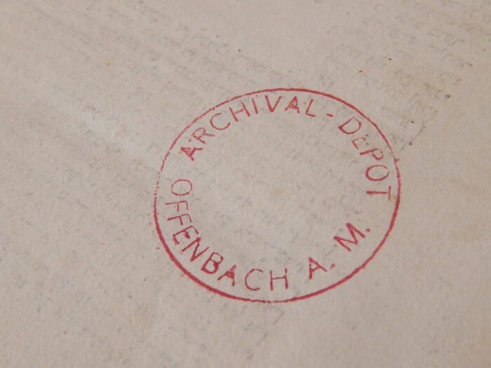 Offenbach Archival Depot