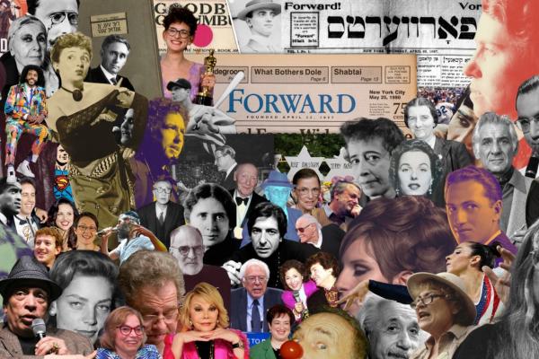 Collage of influential Jewish leaders, from the Forward